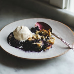 Single Serving Blueberry Crumble