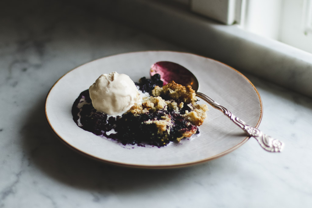 single serving blueberry crumble-1